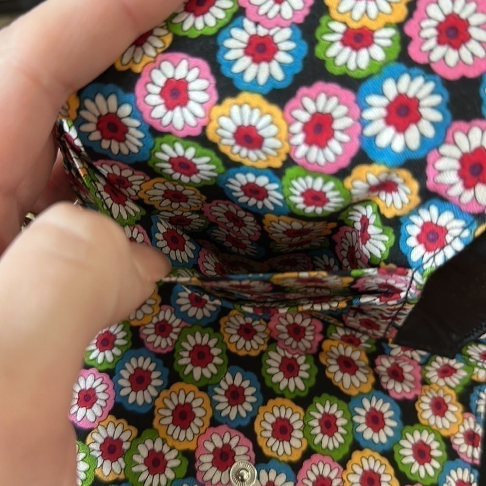 Vera Bradley Cotton Paisley trifold wallet - Picture 8 of 10